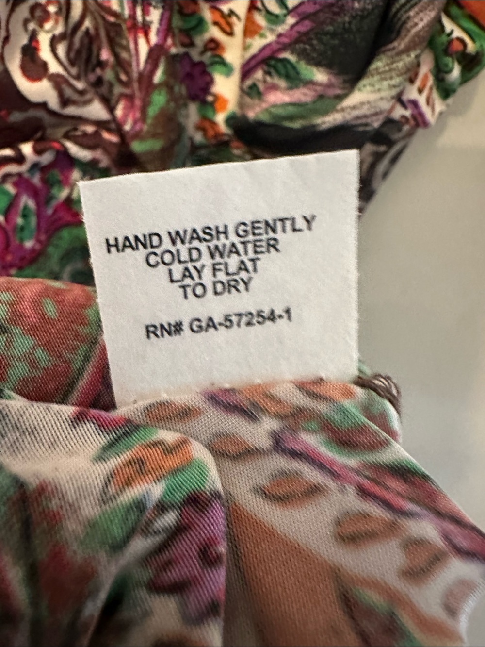 NWT Mesmerize Funky Paisley Print Midi Dress in Multicolor Size Small - Picture 6 of 7